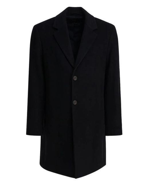 Abrigo con botones Vince de hombre de color Black
