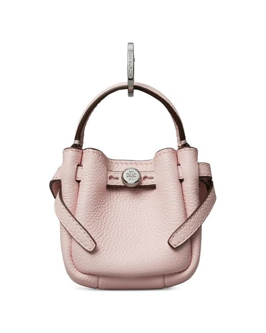 Tory Burch Pink Romy Bucket Bag Charm
