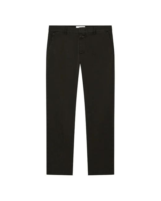 Closed Black Clifton True Trousers for men