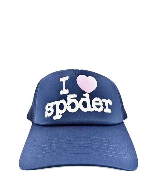 Sp5der I Heart Baseballkappe in Blue für Herren