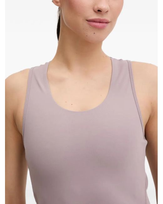 On Shoes Purple Cut-Out Sleeveless Mini Dress