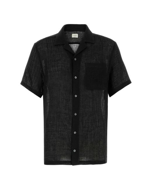 LeKasha Black Botad Pocket Shirt for men