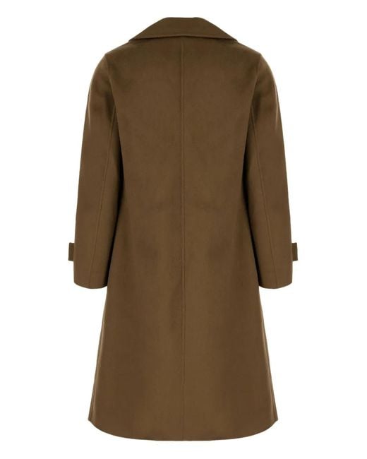 The Dynamis Studio Natural Double-Breasted Wool Coat