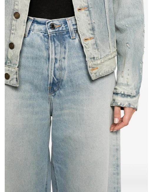 Haikure Blue Bethany Pollock Wide-Leg Jeans