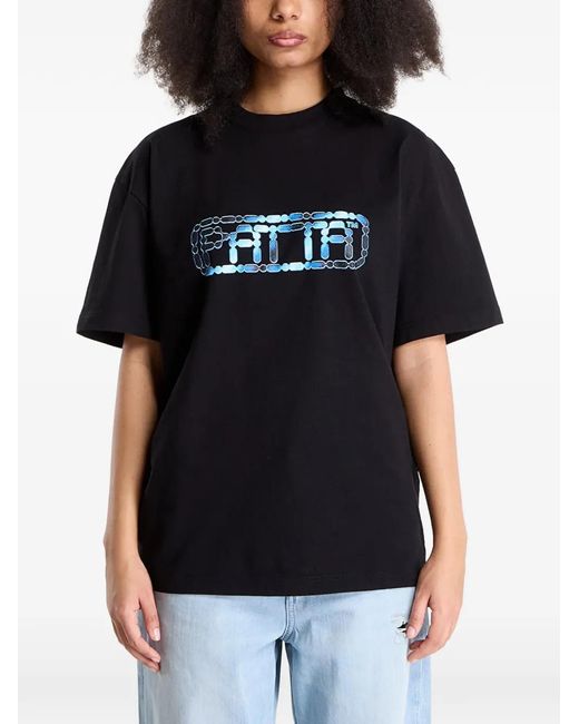 PATTA Black Bike Chain T-Shirt for men