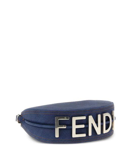 Bolso graphy mini Fendi de color Blue