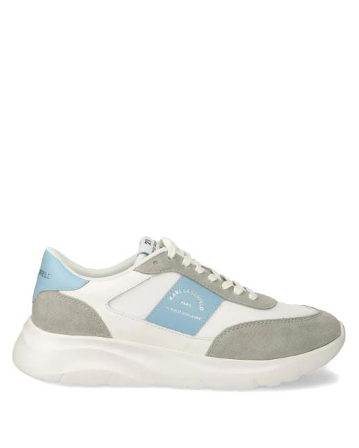 Karl Lagerfeld Blue Serger Trainers for men