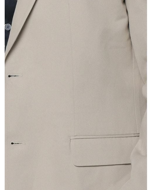 Trussardi Gray Single-Breasted Notched-Lapels Suit for men