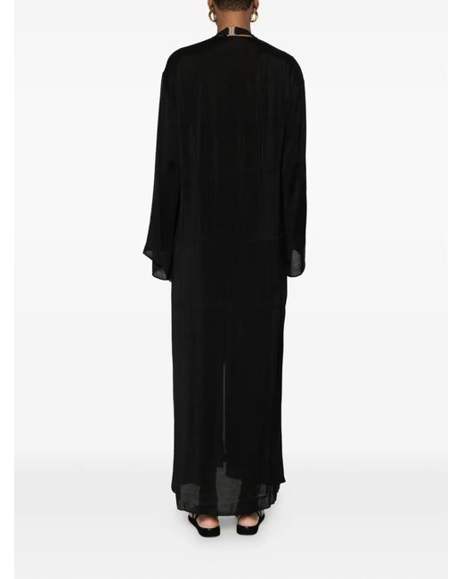 Bondi Born Black Cremona Tie-Detail Cover-Up