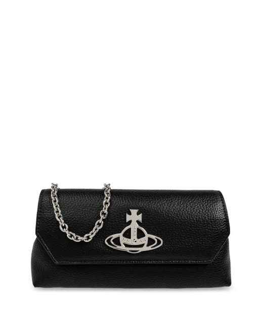 Vivienne Westwood レディース ブラック Orb クラッチバッグ