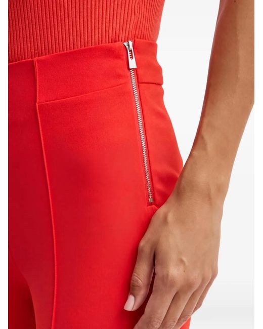 Morgan Red Zip-Fastening Trousers