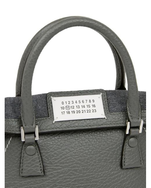 Maison Margiela Gray Mini 5Ac Classique Tote Bag