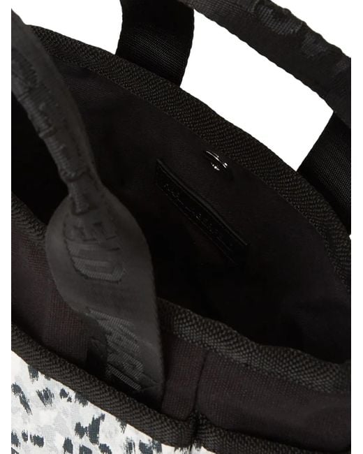 Karl Lagerfeld White Small K/Essential Multipocket Shopper Tote Bag