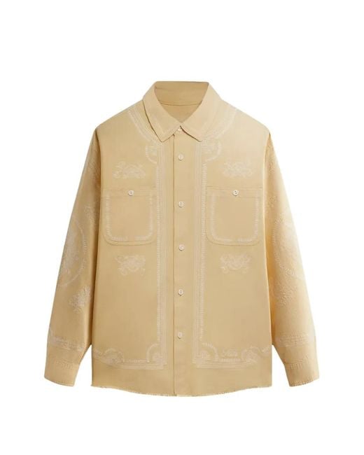 Kith Natural Raw Hem Apollo Shirt for men