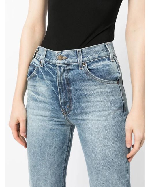 Nili Lotan Blue Joan Flared Jeans