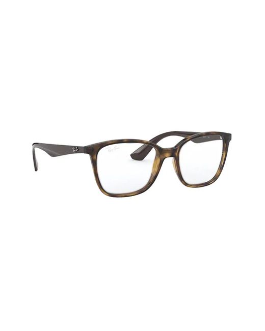 Ray-Ban Brown Square-Frame Glasses