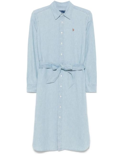 Polo Ralph Lauren Polo Pony ミニドレス Blue