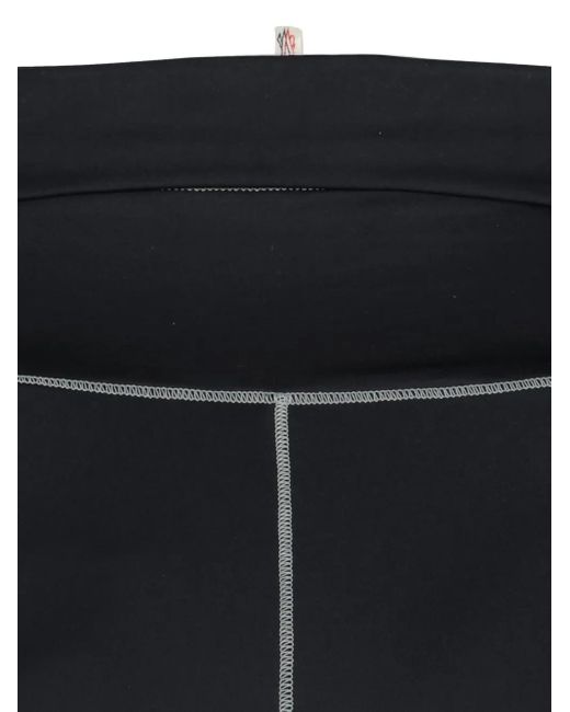 Moncler Logo Patch Leggings in het Black