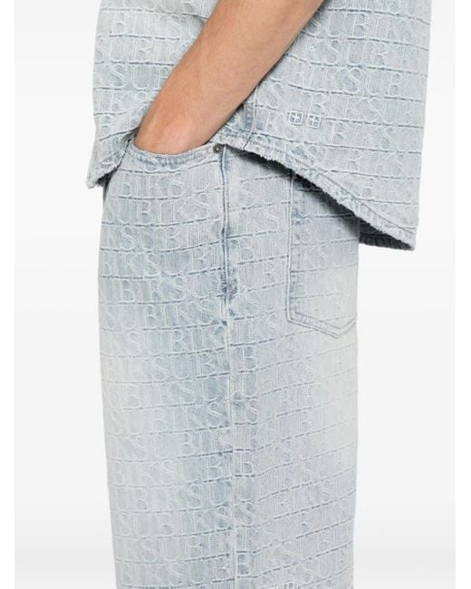 Ksubi Blue Maxx Shorts for men