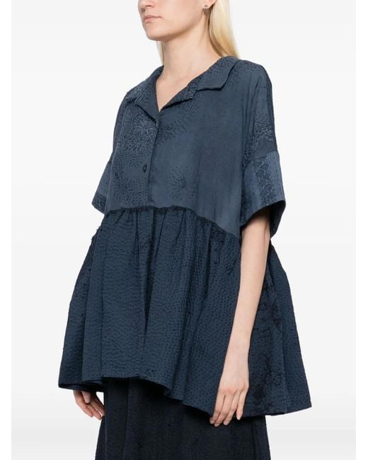 By Walid Blue April Top