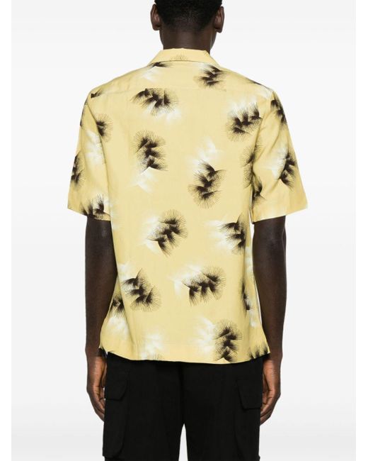 Camisa con estampado abstracto Paul Smith de hombre de color Natural