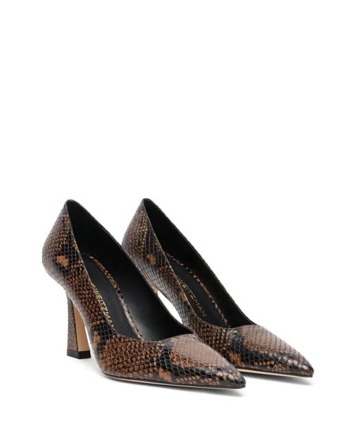 Stuart Weitzman Brown 85Mm Vinnie Pumps