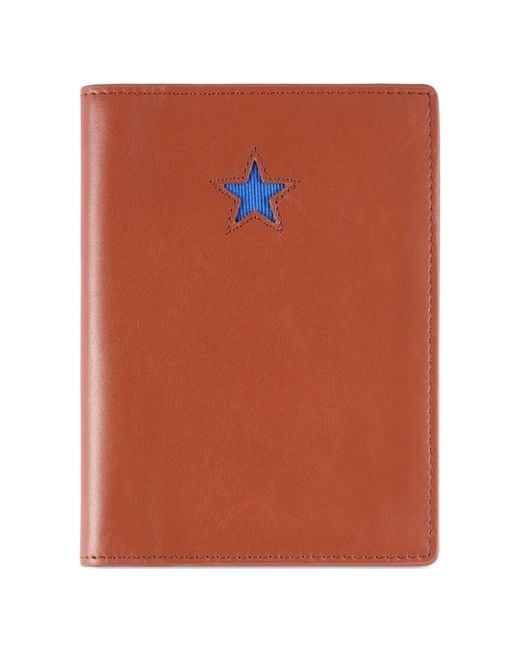 Shanghai Tang Orange Star Passport Holder