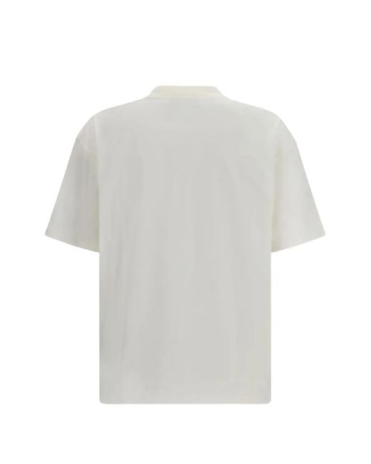 Represent White T-Shirt Western Initial for men