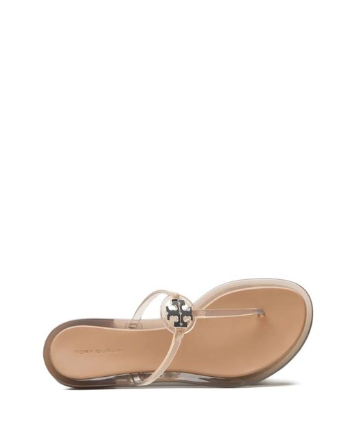 Tory Burch White Mini Miller Jelly Sandals