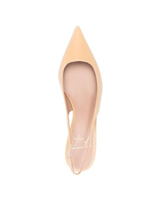 Festamilano Natural Dalilas Leather Pumps