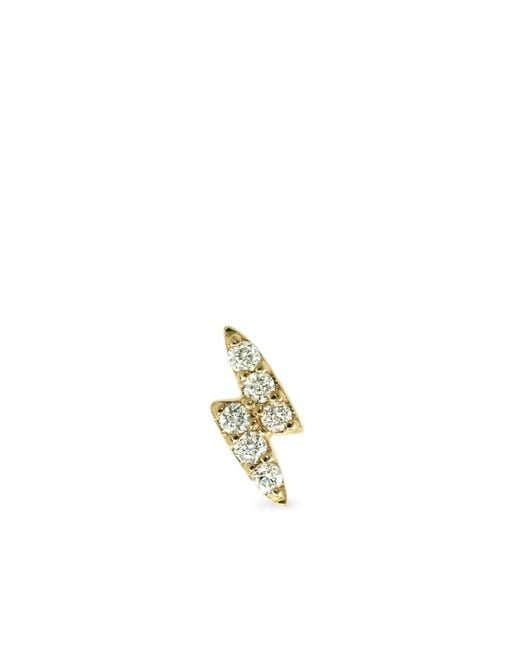 Lark & Berry Metallic 14Kt Lightning Strike Diamond Stud Earring