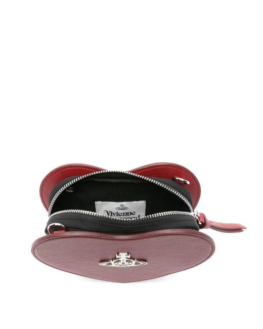 Vivienne Westwood Red Louise Heart Cross Body Bag