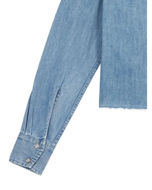Fortela Blue Caracas Flap-Pocket Shirt