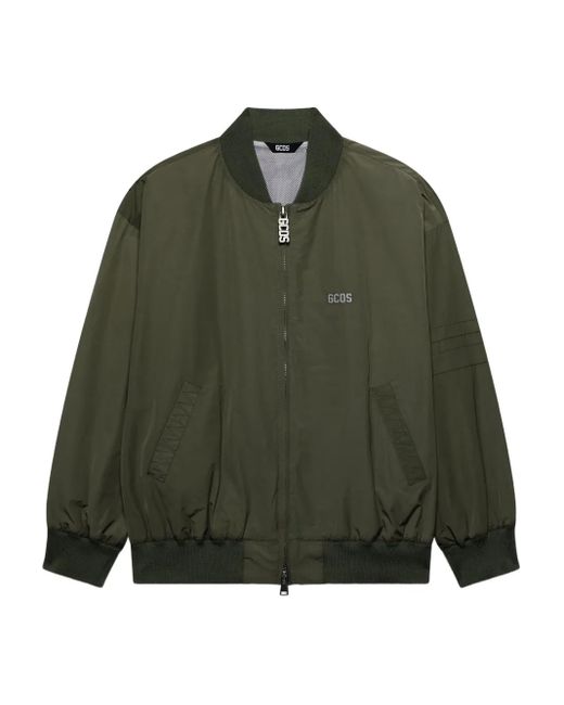 Gcds Green Varsity Bomber Jacket