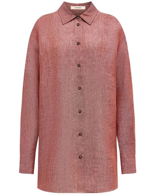 Camisa con botones 12 STOREEZ de color Pink