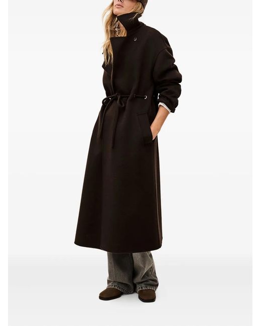 Ba&sh Black Kate Tie-Waist Coat