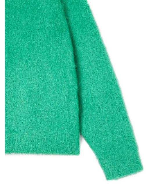 Sunnei Green Brushed Knitted Sweater