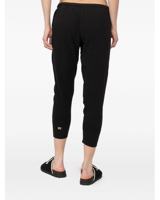 Freecity Black Large Logo-Print Sweatpants