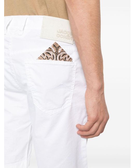 Jacob Cohen Nicolas Jeans-Shorts in White für Herren