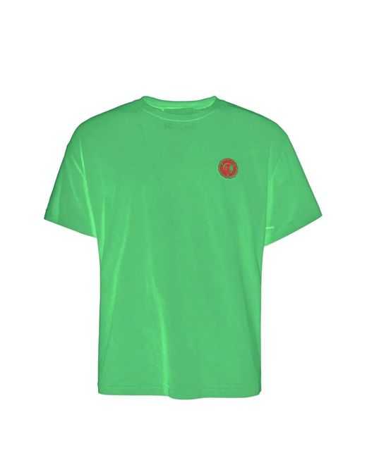 Just Cavalli Green T-Shirt À Logo for men