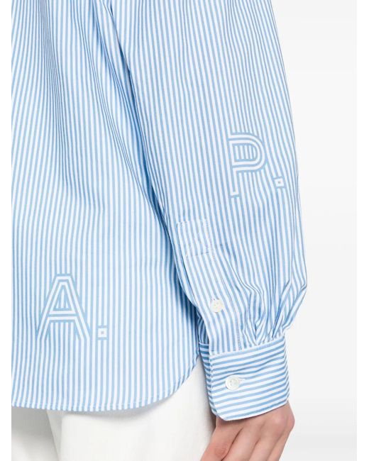 A.P.C. Blue Chemise Malo for men