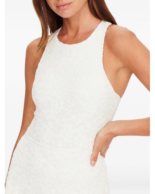 The Upside White Crew-Neck Mini Dress