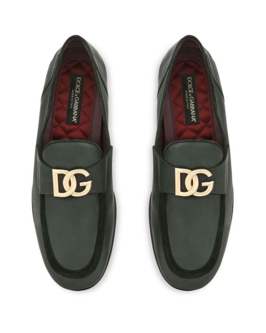 Dolce & Gabbana Leren Loafers in het Black voor heren