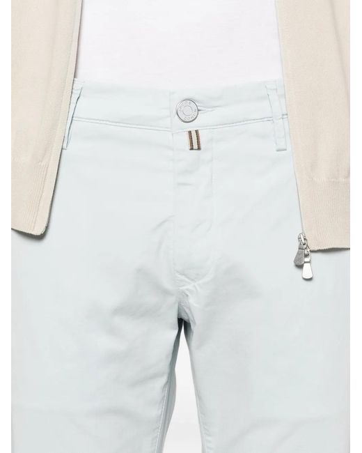 Jacob Cohen White Pantalone Slim Fit Bobby for men