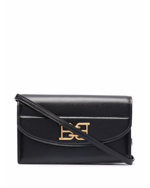 Bally Leather Beylor Crossbody Bag in Black Lyst