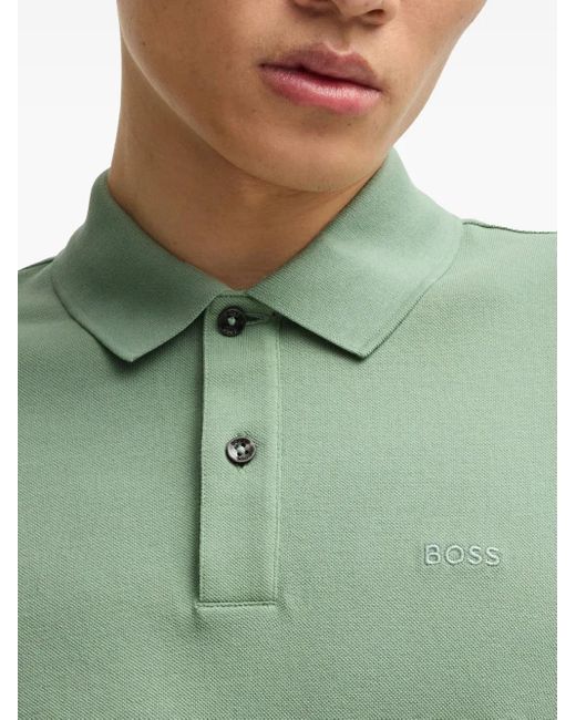 Polo di Boss in Green da Uomo