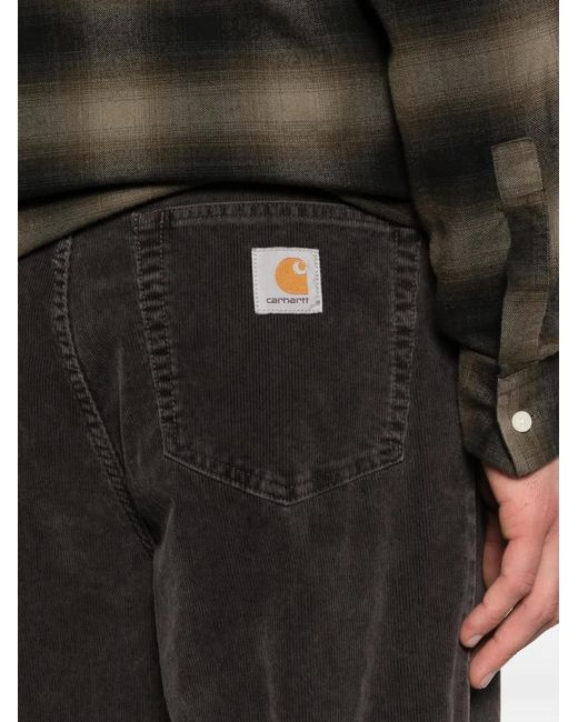 Pantalones Aaron de pana Carhartt de hombre de color Black