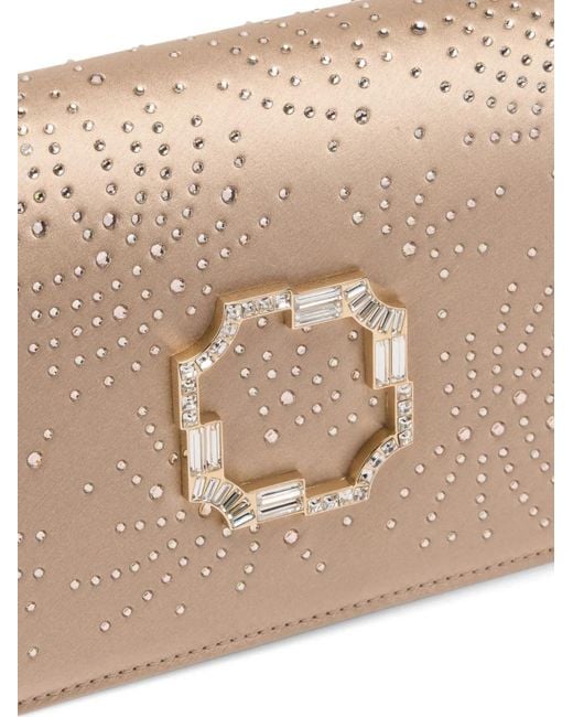 Malone Souliers Natural Crystal-Embellished Vivien Clutch