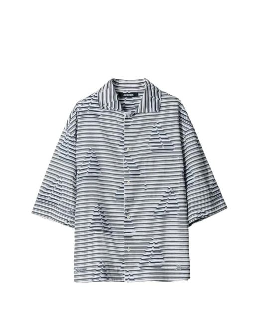 Jacquemus Blue The Plage Shirt for men