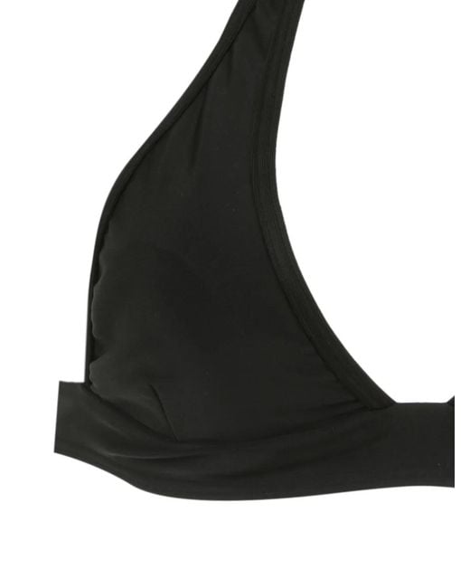 Amir Slama Black Plain Bikini Top